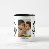 フィスト・ポン最高のプパパEverパーソナライズされた Photo マグカップ (中央)