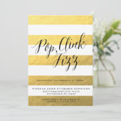 フィズクポップ・アートのリンクホリデーパーティ招待状 招待状 (スタンド正面)