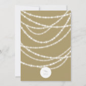 フィズポップ・アートのンクリックススパークルスシックホリデーパーティー招待状 招待状 (裏面)