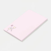 フィズポップ・アートのンクリンクシャンパングラス ポストイット (アングル)