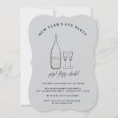 フィズポップ・アートのンクリンクシャンパーニュ応援大晦日パーティー 招待状 (正面)