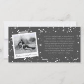 フィズポップ・アートのンクリンクスタイリッシュシルバーシャンパンシック写真 シーズンカード (裏面)