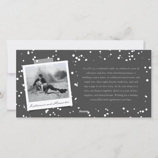 フィズポップ・アートのンクリンクスタイリッシュシルバーシャンパンシック写真 シーズンカード (裏面)