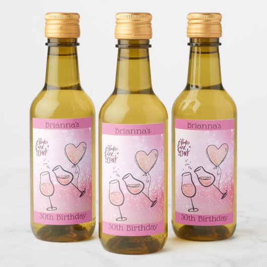 フィズポップ・アートのンクリンクワイングラスきらめくワインセレカティ ワインラベル (ボトル)