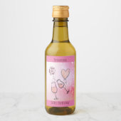 フィズポップ・アートのンクリンクワイングラスきらめくワインセレカティ ワインラベル (正面)