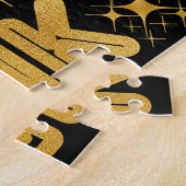 フィズポップ・アートのンモダンクリンクタイポグラフィ大晦日 ジグソーパズル (側面)