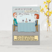 フィッおもしろいシュパン誕生日 カード (黄色い花)