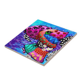 フィッお洒落トリオカラフル抽象芸術航海の タイル