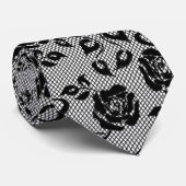 フィッエレガントフェイクトネット黒レース首輪 ネクタイ (ロール)