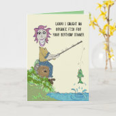 フィッオーガニックトディナー誕生日 カード (黄色い花)