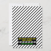 フィッカラフルジットスピナー子供の誕生日パーティー招待状 招待状 (裏面)