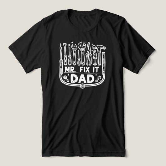 フィックス氏パパ父の日 トライブレンドTシャツ (デザイン正面)