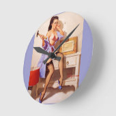 フィックス·イット·クロック ラウンド壁時計 (傾斜)