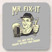 フィックット氏：このビールの後 コースター (正面)