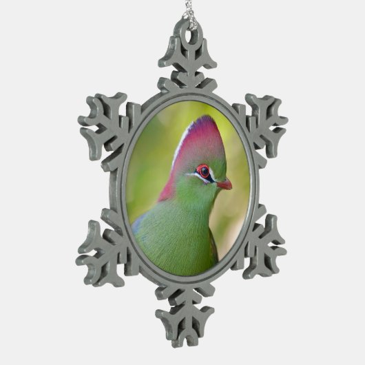 フィッシャーのターコ スノーフレークピューターオーナメント (左)