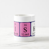 フィッシャーの周期表の名前のマグ コーヒーマグカップ (中央)