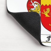 フィッシャーの家紋-フィッシャーの紋章付き外衣 マウスパッド (コーナー)