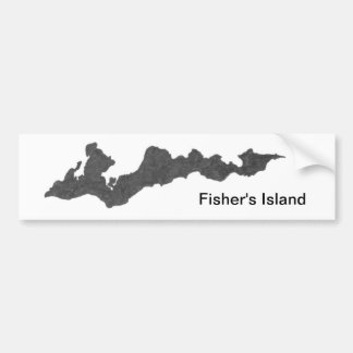 フィッシャーの島のバンパーステッカー バンパーステッカー