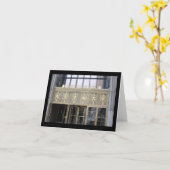 フィッシャーの建物、デトロイト、ミシガン州メッセージカード カード (黄色い花)