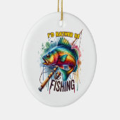 フィッシャーの贈り物は魚釣り セラミックオーナメント (右)