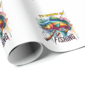 フィッシャーの贈り物は魚釣り ラッピングペーパー (ロールコーナー)