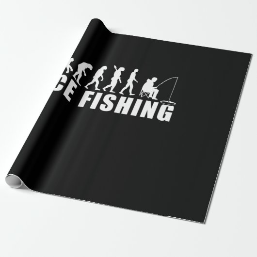 フィッシャーアイス魚釣り進化 ラッピングペーパー (アンロールド)