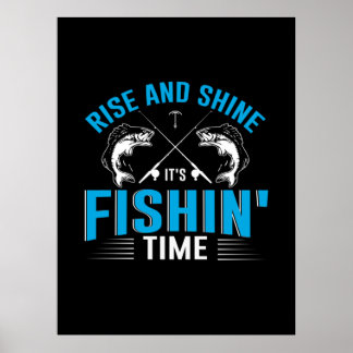 フィッシャーアートライズ&シャイン魚釣り時間 ポスター