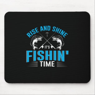 フィッシャーアートライズ&シャイン魚釣り時間 マウスパッド