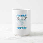 フィッシャーアート魚釣り一緒に過ごす時間 モーフィングマグカップ (中央)