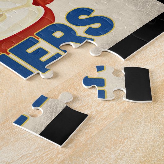 フィッシャーインディアナアップル – ヴィンテージ旅行 ジグソーパズル (側面)