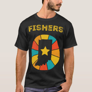 フィッシャーインディアナ動揺してヴィンテージ土産1 Tシャツ