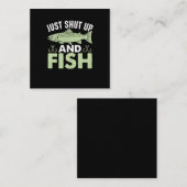 フィッシャーギフトは黙って魚を釣る ノートカード (正面/裏面)