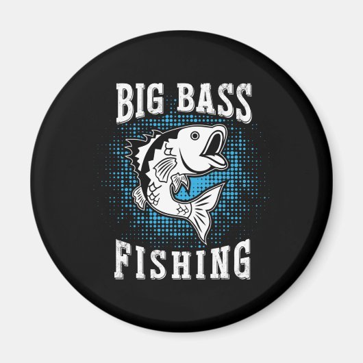 フィッシャーギフトビッグ魚釣り マグネット (正面)