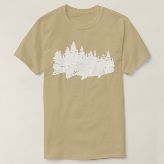 フィッシャーギフト自然魚釣り Tシャツ (デザイン正面)