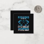フィッシャーギフト魚釣り素晴らし ノートカード (正面/裏面インサイチュ)