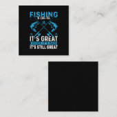 フィッシャーギフト魚釣り素晴らし ノートカード (正面/裏面)