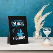 フィッシャーギフト魚釣り フォトプラーク (側面)