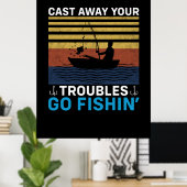 フィッシャーゴー魚釣り ポスター (ホームオフィス)