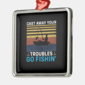 フィッシャーゴー魚釣り メタルオーナメント (左)