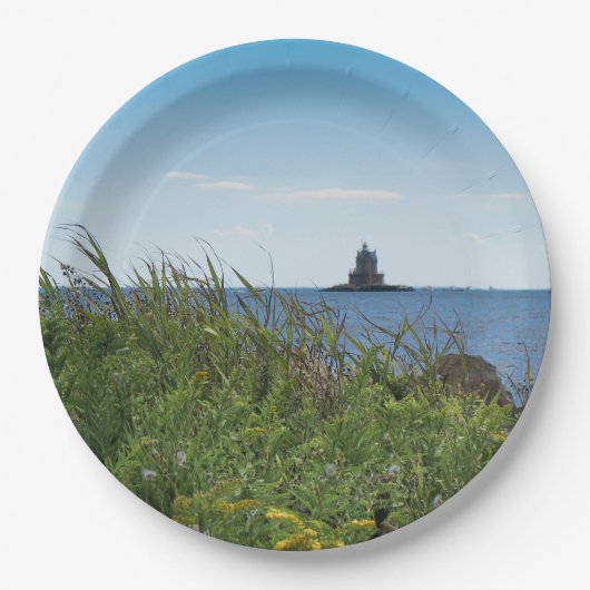 フィッシャーズ島 – レースロックライト – 紙プレート ペーパープレート (正面)