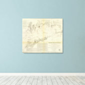 フィッシャーズ・アイランド・サウンド キャンバスプリント (インサイチュ (ウッドフロア))