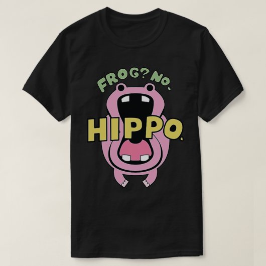 フィッシャータイガー(ワンピース) ";カエルNo. Hippo.&quo Tシャツ (デザイン正面)