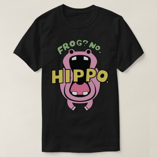 フィッシャータイガー(ワンピース) ";カエルNo. Hippo.&quo Tシャツ (デザイン正面)