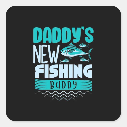 フィッシャーダディーニュー魚釣りバディ スクエアシール (正面)