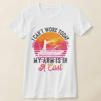 フィッシャーマンおもしろい魚釣り Tシャツ