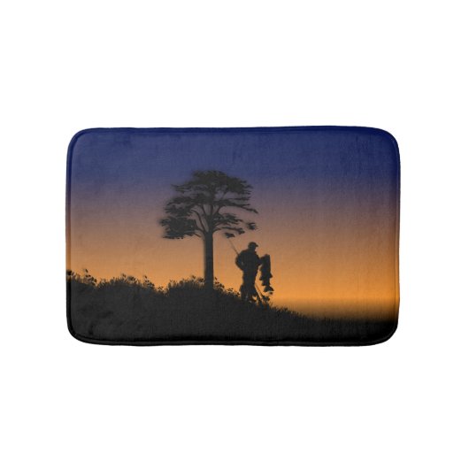 フィッシャーマンアットデュスク バスマット (正面)