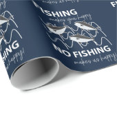 フィッシャーマンアングラー誕生日魚釣り ラッピングペーパー (ロールコーナー)