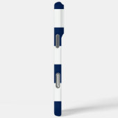 フィッシャーマンエステティックストライプのブルー Case-Mate iPhoneケース (裏面 / 右)