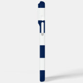 フィッシャーマンエステティックストライプのブルー Case-Mate iPhoneケース (裏面 / 左)