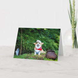 フィッシャーマンコーギ空白の挨拶 カード